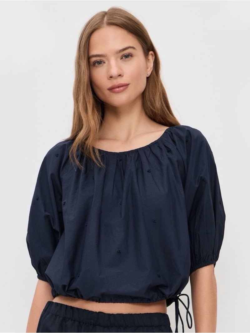 Nwt Merlette Lotus Embroidered Top